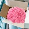 balacoo Pink Raffia Crinkle Paper Shreds 200g Basket Filler Paper for Box Decoration and Protective Wrapping, Shredded Confetti Filler for Party, Wedding, and Holiday Packaging view 4