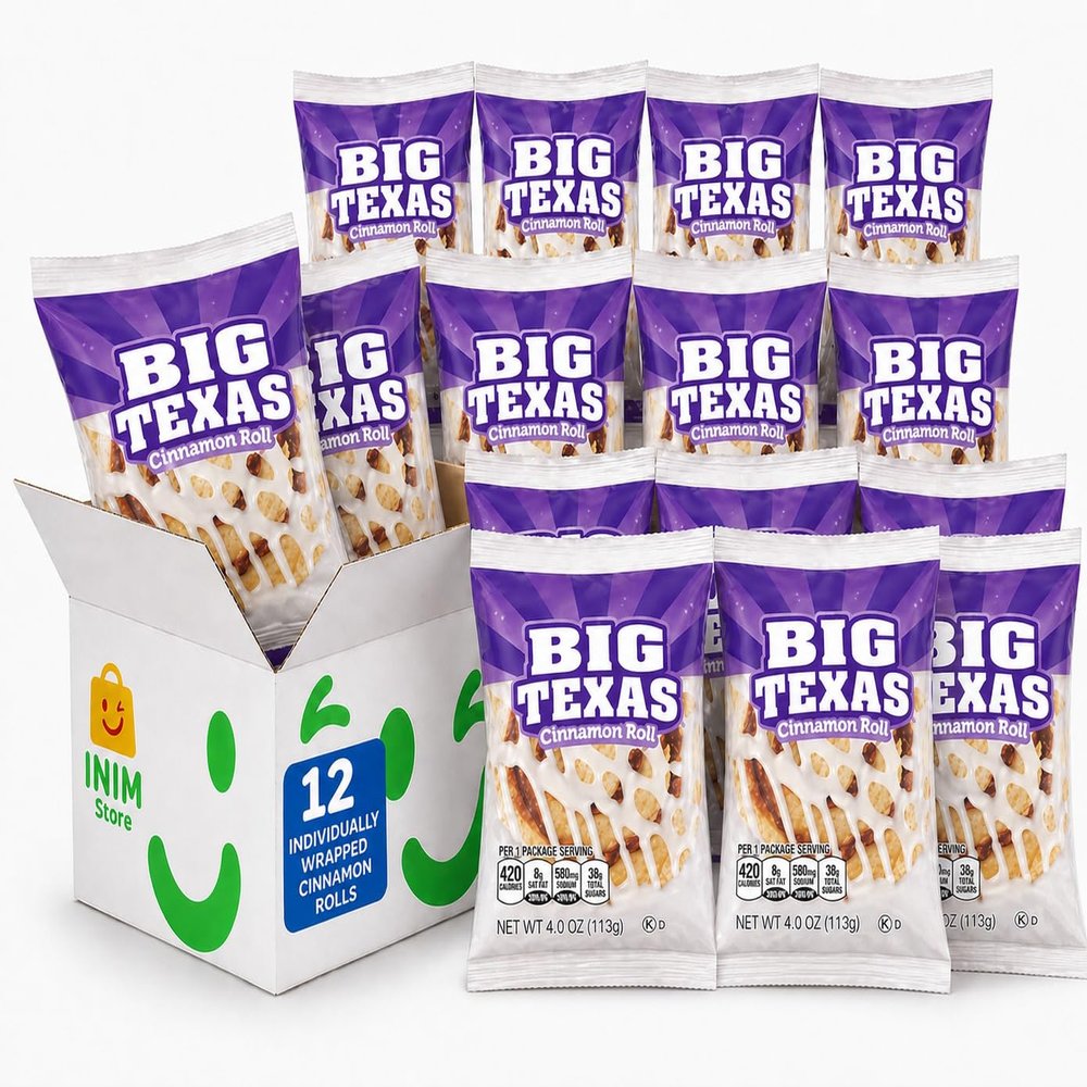 Big Texas Cinnamon Roll Snack Cakes