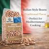 Del Colle Italian Borlotti Beans Dried Cranberry/Roman Beans, Premium Italian Dry Beans for Cooking, Perfect for Soups, Pasta e Fagioli, Salads & Sides, Vegetarian Friendly (Pack of 5) view 2