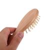 HAKIDZEL Newborn Hair Brush and Comb Set for Babies, Soft Wool Bristles Scalp Care Brush with Beech Wood Comb, Gentle Grooming Kit for Hair and Cradle Cap Treatment view 4