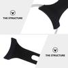 TOPPERFUN Flexible Mask Strap Extender 3pcs Set Short Dark Mask Extension Buckle Ear Pressure for Adults view 3