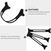 TOPPERFUN Flexible Mask Strap Extender 3pcs Set Short Dark Mask Extension Buckle Ear Pressure for Adults view 4