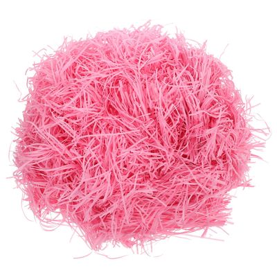 ABOOFAN Pink Crinkle Paper Filler for Boxes and Baskets, 200g Pack, Raffia Paper Shred for Birthday, Wedding, Holiday Wrapping and Protective Cushioning
