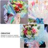 PLAFOPE Iridescent Cellophane Wrap 10m Roll Rainbow Wrapping Film for Packaging DIY Crafts and Floral Arrangements view 3