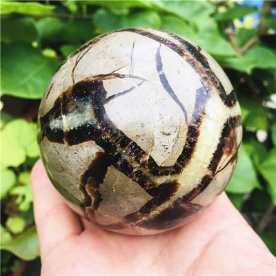 septarian Sphere Septarium Dragon Stone Crystal Ball Ornaments (Color : 4cm)