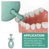 WRITWAA Silicone 3D Triple-Sided Toothbrush for, Soft Training Oral Brush in Light Blue, Gentle Cleaning for Teeth and Tongue Care view 4