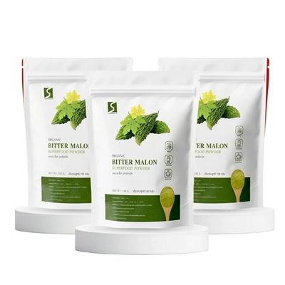 (Pack of 3) Bitter Melon Powder Dehydrated Bitter Gourd for Smoothies, Cooking, and Teas Fine Ground Vegetable Powder - 100g