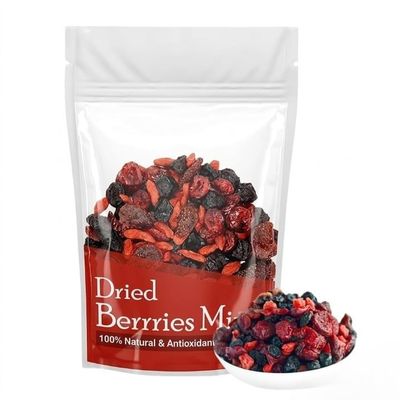 Berries mix without sugar - Mix of Dried Cranberry, Blueberry, Goji berry & Strawberry Dry fruits - Antioxidant rich Unsweetened berry (150 Gm)