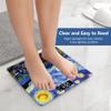 Starry Sky Bathroom Scales for Weight, Highly Accurate Digital Weighing, Compact Size, LED Display with Sturdy Tempered Glass, 400lb view 4