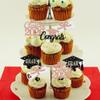 24 Pack 2026 graduation Cupcake Toppers Glitter Diploma Congrats Grad Cap Done Cupcake Picks Class of 2026 Cake Decorations for 2026 Graduation Theme Party Supplies Rose Gold view 3