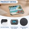 Ocean Palm Tree Digital Bathroom Scale for Body Weight - Weight Scale for People with LED Display, 400 lb Capacity, Step-On Technology, Highly Accurate view 3