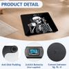 Digital Scale for Body Weight, Accurate Bathroom Weight Scale with Clear LED Backlight Display, Home Scale 400lb with Anti-Slip Design, Funny Skull view 3