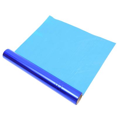 MAGICLULU Colored Flower Wrapping Paper Cellophane Roll 40cm Wide Blue Wrap Film for Florist Supplies Bouquet Packaging and DIY Craft Wrapping
