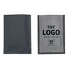100PCS Customized Vacuum Heat Seal Bag,Open Top Packaging Bag with Clear Front,Single Color Printing for Logo/Text/QR Code (Black, 9 * 13CM/3.5"*5.1"-100PCS-One Color Print) view 1