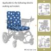 Cxdvotvy Daisy Print Electric Wheelchair Seat Cover, Elastic Mobility Scooter Cover, Universal Fit Mobility Scooter Seat Protector Accessories (35 18 Inch) view 2