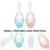 2pcs Soft Bristle Training Toothbrushes for 0-10 Years Old with Mint Green and Pink Colors Oral Care Random Color view 3