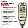 AlveyTech 12-Button Golden Technologies Lift Chair Remote (HV3100-HC) - Backlit Recliner Remote Replacement with Heat, Pulse, and Massage Control - Secure 9-Pin Connector with Protective Cover view 4