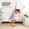 Adorainbow Mechanical Bathroom Scale for Home Use Accurate Analog Weight Scale with Dark Blue Dial Sturdy Non-Slip Platform for Health Monitoring view 3