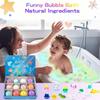 Bath Bombs for Kids with Surprise Inside, Bath Bombs with Toys, 12-Pack Bath Bombs with Animal Toys Inside for Summer Fun & Birthday Gifts (B) view 2