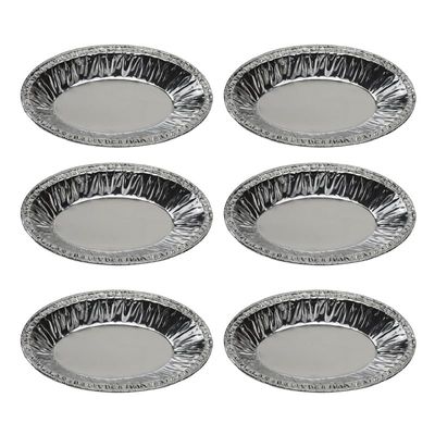 250Pcs Disposable Foil Egg Tart Cups Oval Mini Baking Pans Small Baking Cups for Tarts Quiches and Oysters Holder