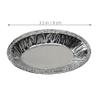 250Pcs Disposable Foil Egg Tart Cups Oval Mini Baking Pans Small Baking Cups for Tarts Quiches and Oysters Holder view 2