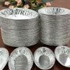 250Pcs Disposable Foil Egg Tart Cups Oval Mini Baking Pans Small Baking Cups for Tarts Quiches and Oysters Holder view 4