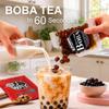 JWAY Instant Boba Bubble Tea Kit 8 Servings, 4 Taro & 4 Classic Milk Tea Variety Pack with Authentic Brown Sugar Tapioca Pearls, Ready In Under 1 Minute, Paper Straws Included, Boba Party Gift Kit Set view 2