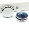 Round Pill Box Pill Box Exquisite Daily Pill Organizer Box with Mirror Portable Compact Medicine Holder for Vitamin, Cod Liver Oil, Supplement view 4