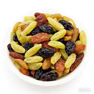 Raisins 4 Color Variety Pack, 750g (26.45oz) 3 Pack - Green Black Red Yellow Flavors for Snacking, Baking, Trail Mix & Healthy Daily Snacks