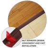 LRXIYODE Wheelchair Ramp for Doorways Self-Adhesive Threshold Ramp Strip Plastic Floor Edge Reducer for Home Use for Sweeping Robot Suitable for Door Thresholds to 5mm Height view 3