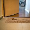 LRXIYODE Wheelchair Ramp for Doorways Self-Adhesive Threshold Ramp Strip Plastic Floor Edge Reducer for Home Use for Sweeping Robot Suitable for Door Thresholds to 5mm Height view 4