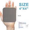 Silver Silicone Adhesive Foam Dressing Without Border 4 Pack Gentle Adhesive Waterproof Pads Ag Sterile Highly Absorbent Wound Dressing 4"4" for Burns Ulcers Abrasions Pressure Sore view 2