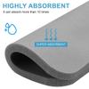 Silver Silicone Adhesive Foam Dressing Without Border 4 Pack Gentle Adhesive Waterproof Pads Ag Sterile Highly Absorbent Wound Dressing 4"4" for Burns Ulcers Abrasions Pressure Sore view 4