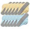 6/12/24 Packs Reusable Incontinence Pads for Women - Reusable Leak-Proof Washable Incontinence Pads ((Yellow+Blue)*6Packs) view 1