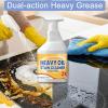 3.38 Oz Kitchen Cabinet Cleaners and Polishers,Multi Purpose Cleaner,Kitchen Heavy Oil Cleaner Spray,Grease Remover for Stove,Oven,Dishwasher,Appliances (1, M) view 3