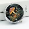 Round Pill Box Pill Box Exquisite Daily Pill Organizer Box with Mirror Portable Compact Medicine Holder for Vitamin, Cod Liver Oil, Supplement view 3