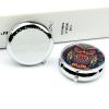 Round Pill Box Pill Box Exquisite Daily Pill Organizer Box with Mirror Portable Compact Medicine Holder for Vitamin, Cod Liver Oil, Supplement view 4