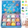 Bath Bombs for Kids with Surprise Inside, Bath Bombs with Toys, 12-Pack Bath Bombs with Animal Toys Inside for Summer Fun & Birthday Gifts (A) view 1