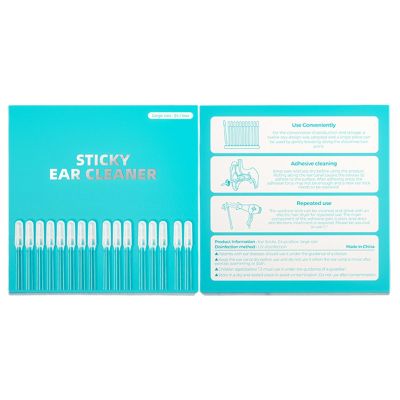 Ear Wax Remover 24 Pieces Comfortable Reusable Elastic