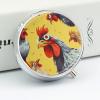 Round Pill Box Pill Box Exquisite Daily Pill Organizer Box with Mirror Portable Compact Medicine Holder for Vitamin, Cod Liver Oil, Supplement view 3