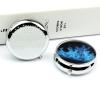 Round Pill Box Pill Box Exquisite Daily Pill Organizer Box with Mirror Portable Compact Medicine Holder for Vitamin, Cod Liver Oil, Supplement view 4