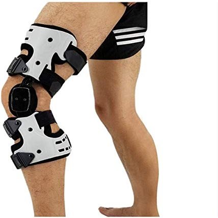 JDXQBLD hinged Knee Brace for Tear OA Unloader Knee Brace for Arthritis Pain, Osteoarthritis, Knee Joint Pain, Universal Size, Right MedialRight