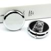 Round Pill Box Pill Box Exquisite Daily Pill Organizer Box with Mirror Portable Compact Medicine Holder for Vitamin, Cod Liver Oil, Supplement view 4