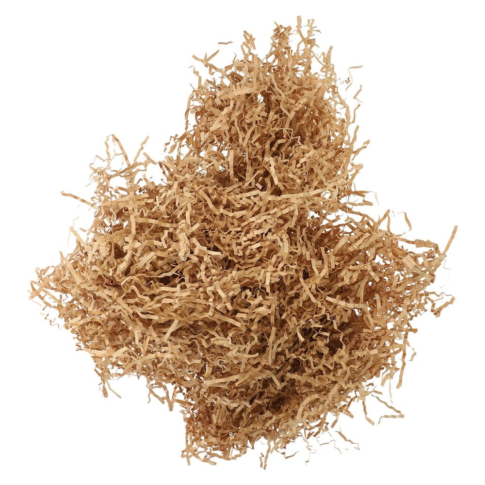 DOITOOL Wavy Raffia Grass Kraft Paper Shred Filler 500g Bag, Box Stuffing Crinkle Paper for Basket Decoration and Holiday Packaging