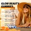 QZFICNJY Tanning Gummies with Astaxanthin for Women and Men, Sunless Tanning Gummies with Beta Carotene, Lycopene & Astaxanthin, Healthy Tanning Skin, Vegan & Sugar Free - 60 Count view 2