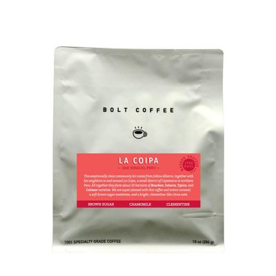 Peru - La Coipa - Roasted by Bolt Coffee Co. - Whole Bean Coffee - 10 Ounce Bag