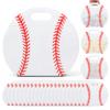 Nuanxinrouju 25pcs Baseball Snack Bags with Handles 3.5 Mil Thickened view 1
