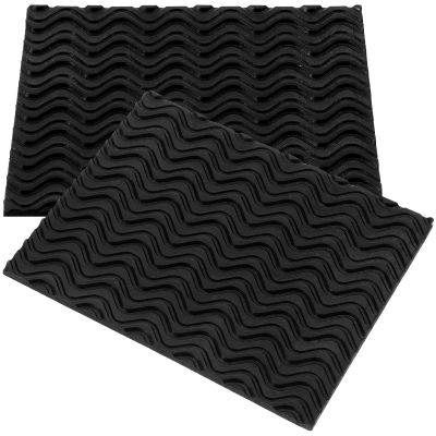 DECHOUS Adhesive Non-Slip Shoe Sole Cushion Pads, Sneaker Sole Protector with Water Ripple Pattern, Anti-wear Shock-Absorbing Heel Grip Pads for Foot Comfort and Shoe Repair