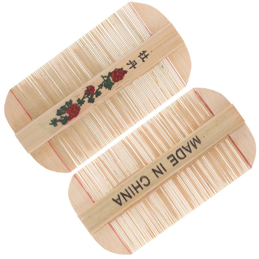 VICASKY 2pcs Comb Fine Tooth Scalp Comb for Dandruff Removal and Treatment for Adults