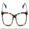 Calabria Avondale Rectangular Eyeglasses | Trendy Designer Acetate Frames for Women | Professional Eyewear with Reading Glasses | Magnification Strength +0.75 | Rainbow Teal Tortoise view 2